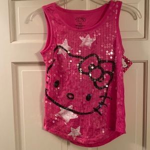 Girls Hello Kitty sequin tank Brand New w/tag